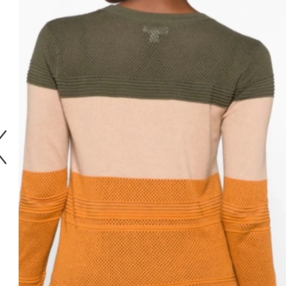 NWT Market & Spruce Colorblock Lightweight Pullover Sweater size LARGE - Picture 3 of 13